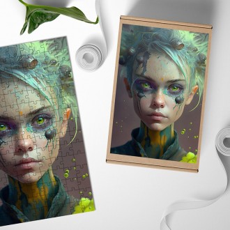 Dřevěné puzzle Toxická lesní víla 1