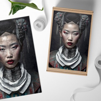 Dřevěné puzzle Asijská Móda 3