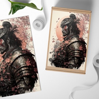 Dřevěné puzzle Japonský muž 2