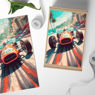 Dřevěné puzzle Monte Carlo