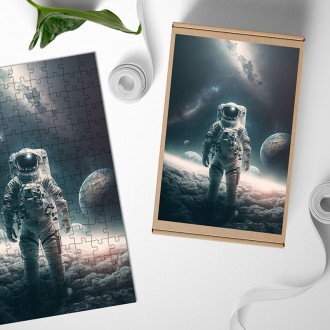 Dřevěné puzzle Na hraně vesmíru