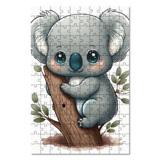 Dřevěné puzzle Malá koala