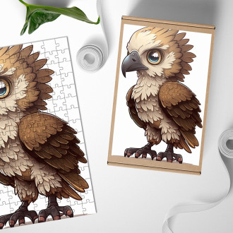 Dřevěné puzzle Malý orel