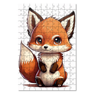 Dřevěné puzzle Malá liška
