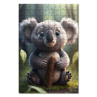 Dřevěné puzzle Roztomilá koala