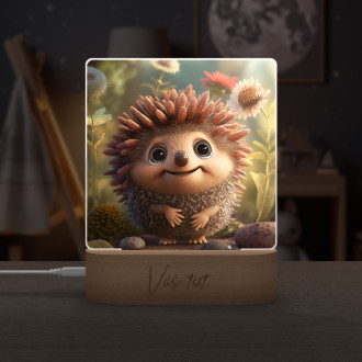Dětská lampička Roztomilý animovaný ježek 2