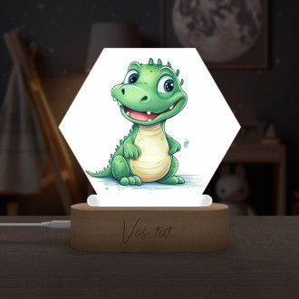 Dětská lampička Kreslený Krokodýl