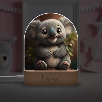 Dětská lampička Roztomilá animovaná koala 2