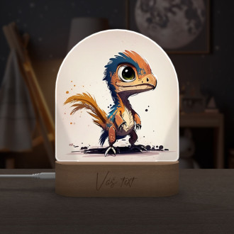 Dětská lampička Kreslený Dinosaurus