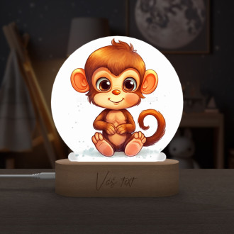 Dětská lampička Kreslená Opice