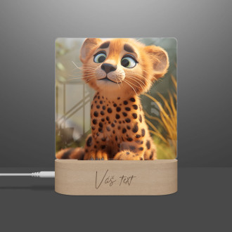 Dětská lampička Roztomilý animovaný gepard 1