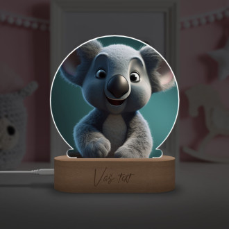 Dětská lampička Roztomilá animovaná koala