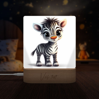 Dětská lampička Kreslená Zebra