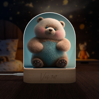 Dětská lampička Roztomilý animovaný medvídek 1
