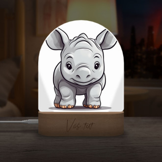 Dětská lampička Kreslený Nosorožec