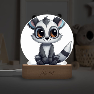 Dětská lampička Kreslený Lemur