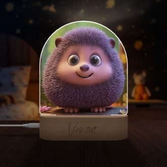 Dětská lampička Roztomilý animovaný ježek 1