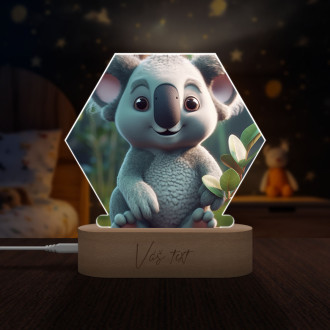 Dětská lampička Roztomilá animovaná koala 1