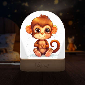 Dětská lampička Kreslená Opice