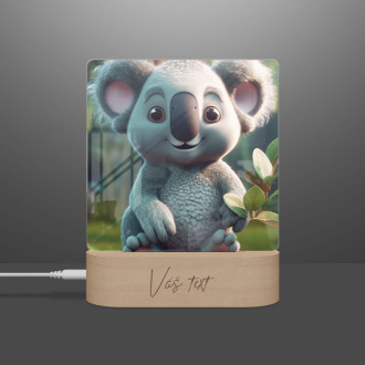 Dětská lampička Roztomilá animovaná koala 1
