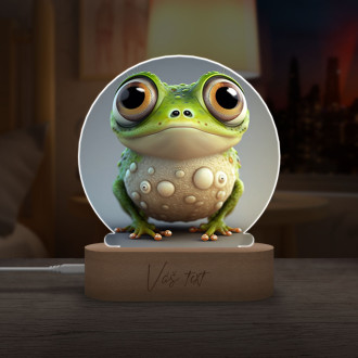 Dětská lampička Roztomilá animovaná žabka 1