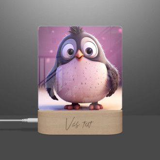 Dětská lampička Roztomilý animovaný tučňák