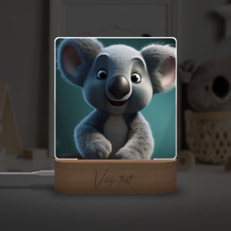 Dětská lampička Roztomilá animovaná koala