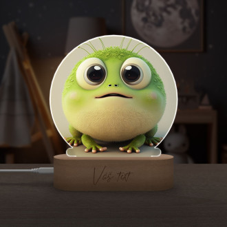 Dětská lampička Roztomilá animovaná žabka