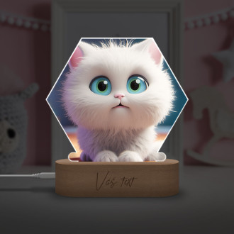 Dětská lampička Roztomilá animovaná kočka 2