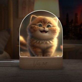 Dětská lampička Roztomilá animovaná kočka 3