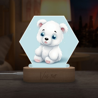 Dětská lampička Kreslený Lední Medvěd