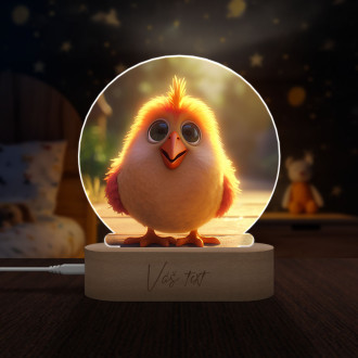 Dětská lampička Roztomilé animované kuře 1