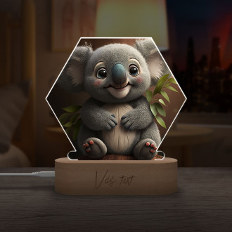 Dětská lampička Roztomilá animovaná koala 2