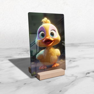 Akrylové sklo Roztomilá animovaná kachna