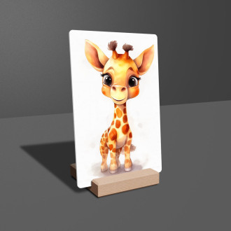 Akrylové sklo Kreslená Žirafa