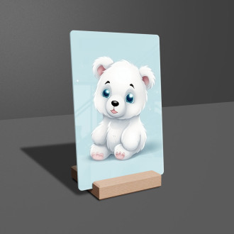 Akrylové sklo Kreslený Lední Medvěd