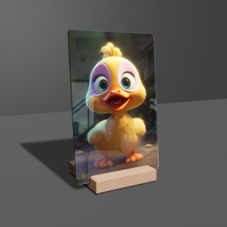 Akrylové sklo Roztomilá animovaná kachna