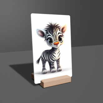 Akrylové sklo Kreslená Zebra