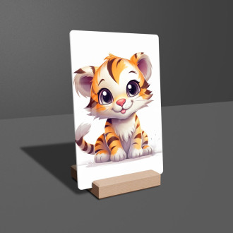 Akrylové sklo Kreslený Tygr