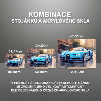 Akrylové sklo Bugatti Chiron