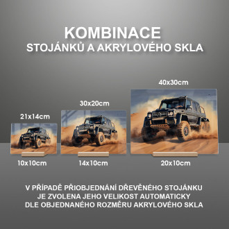 Akrylové sklo Mercedes G63 AMG 6x6