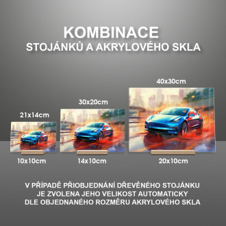 Akrylové sklo Tesla Model 3