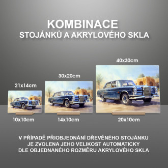 Akrylové sklo Mercedes Benz 600