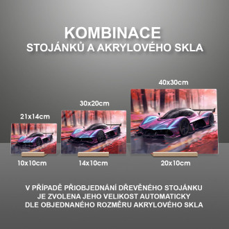 Akrylové sklo Aston Martin Valkyrie