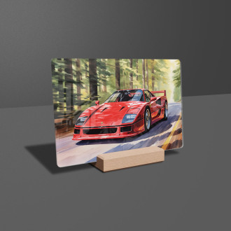 Akrylové sklo Ferrari F8 Tributo