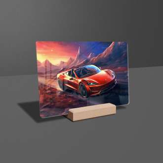 Akrylové sklo Tesla Roadster 1