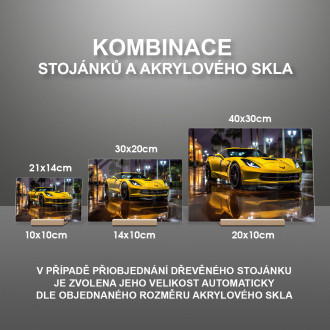 Akrylové sklo Chevrolet Corvette Z06