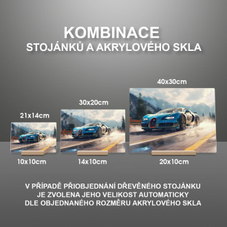 Akrylové sklo Bugatti Veyron 1