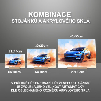 Akrylové sklo Tesla Model Y