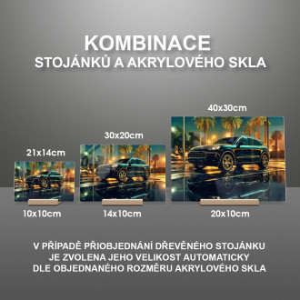 Akrylové sklo Porsche Cayenne